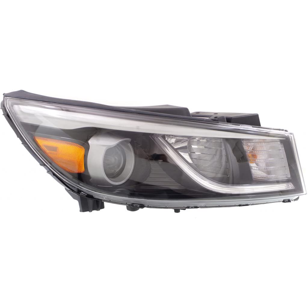 Right headlamp assembly composite new aftermarket replacement KIA Sedona 2015-2018