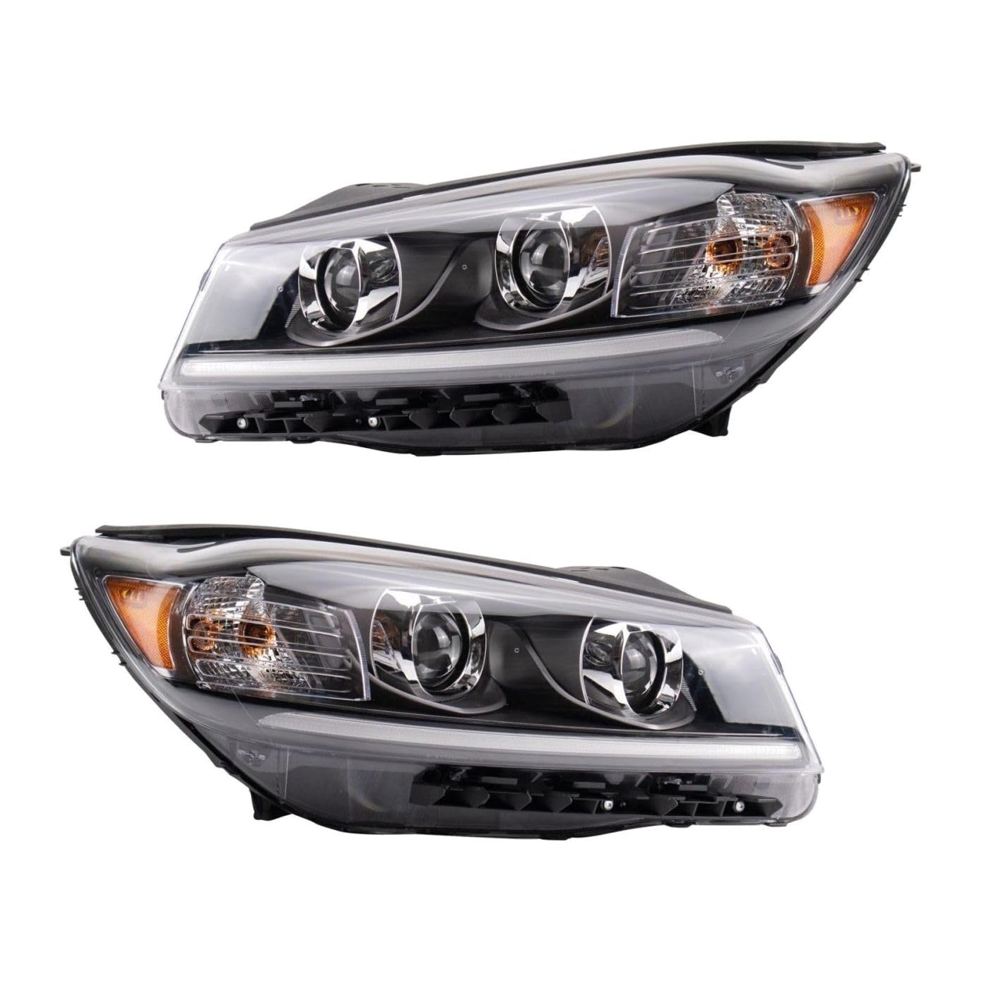 Right headlamp assembly composite new aftermarket replacement KIA Sorento 2019-2020