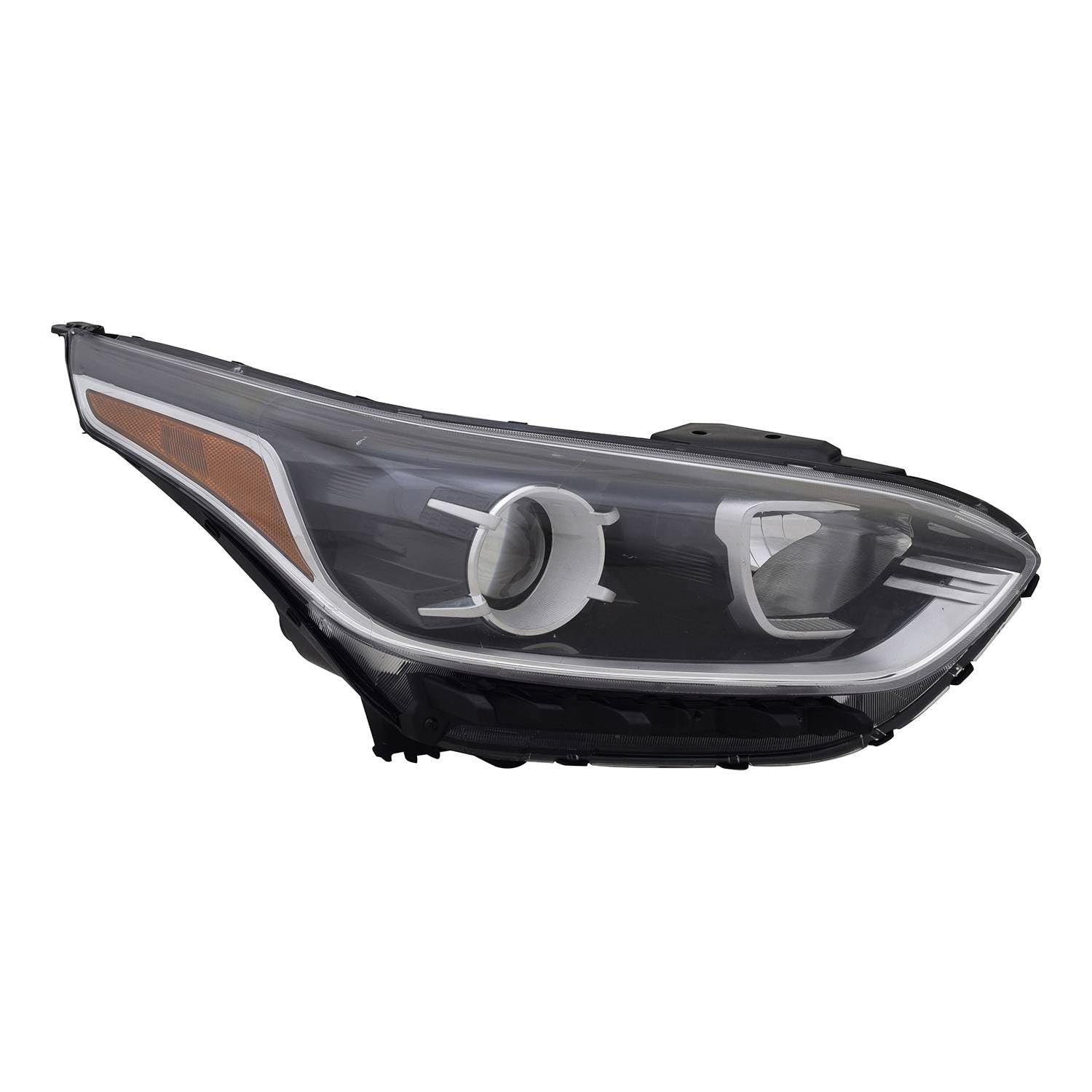 Right headlamp assembly composite new CAPA certified aftermarket KIA Forte 2019-2021