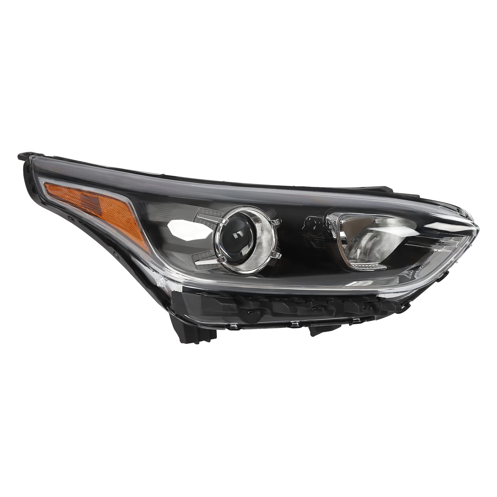 Right headlamp assembly composite new aftermarket replacement KIA Forte 2019-2021