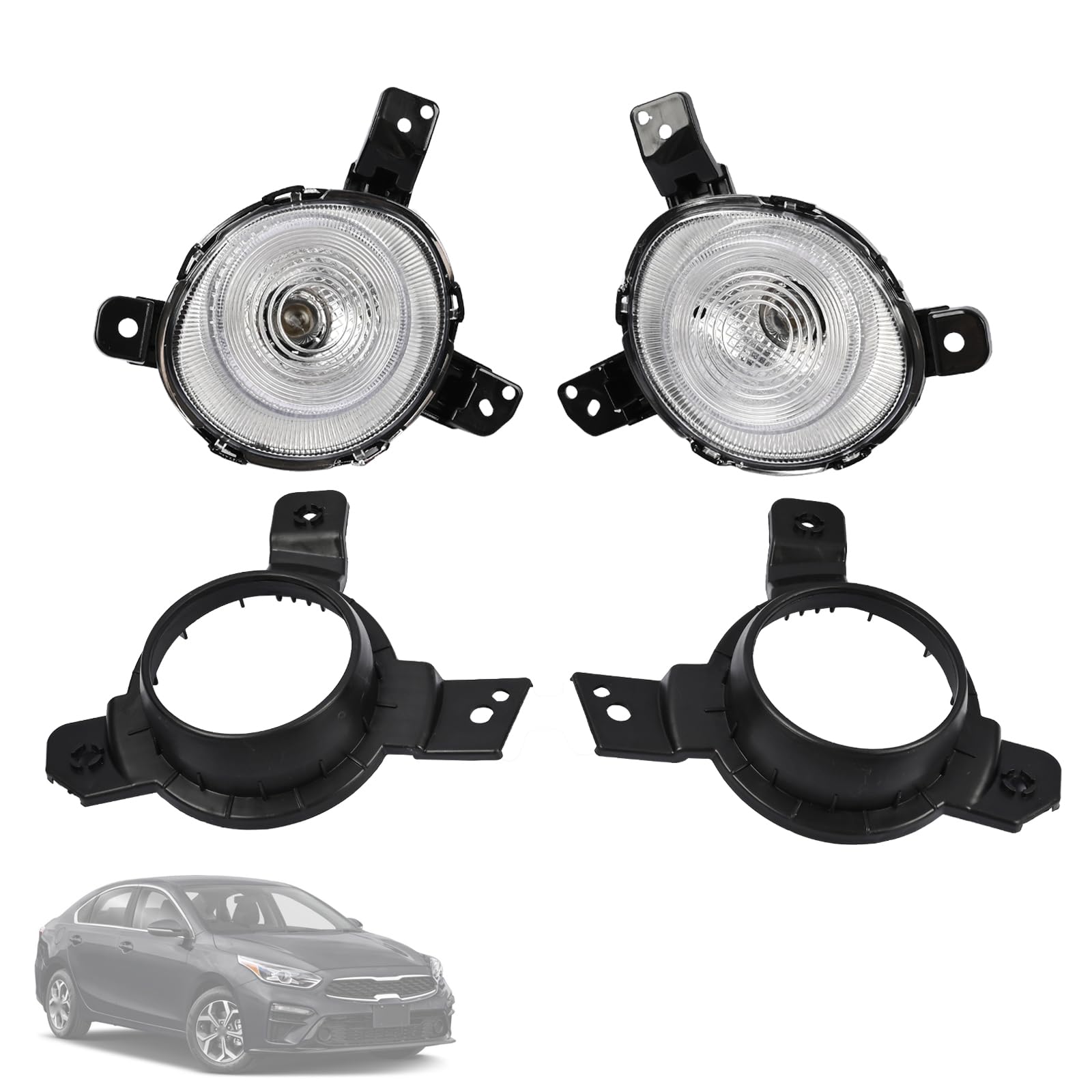 Left driving lamp new aftermarket replacement KIA Forte 2019-2021