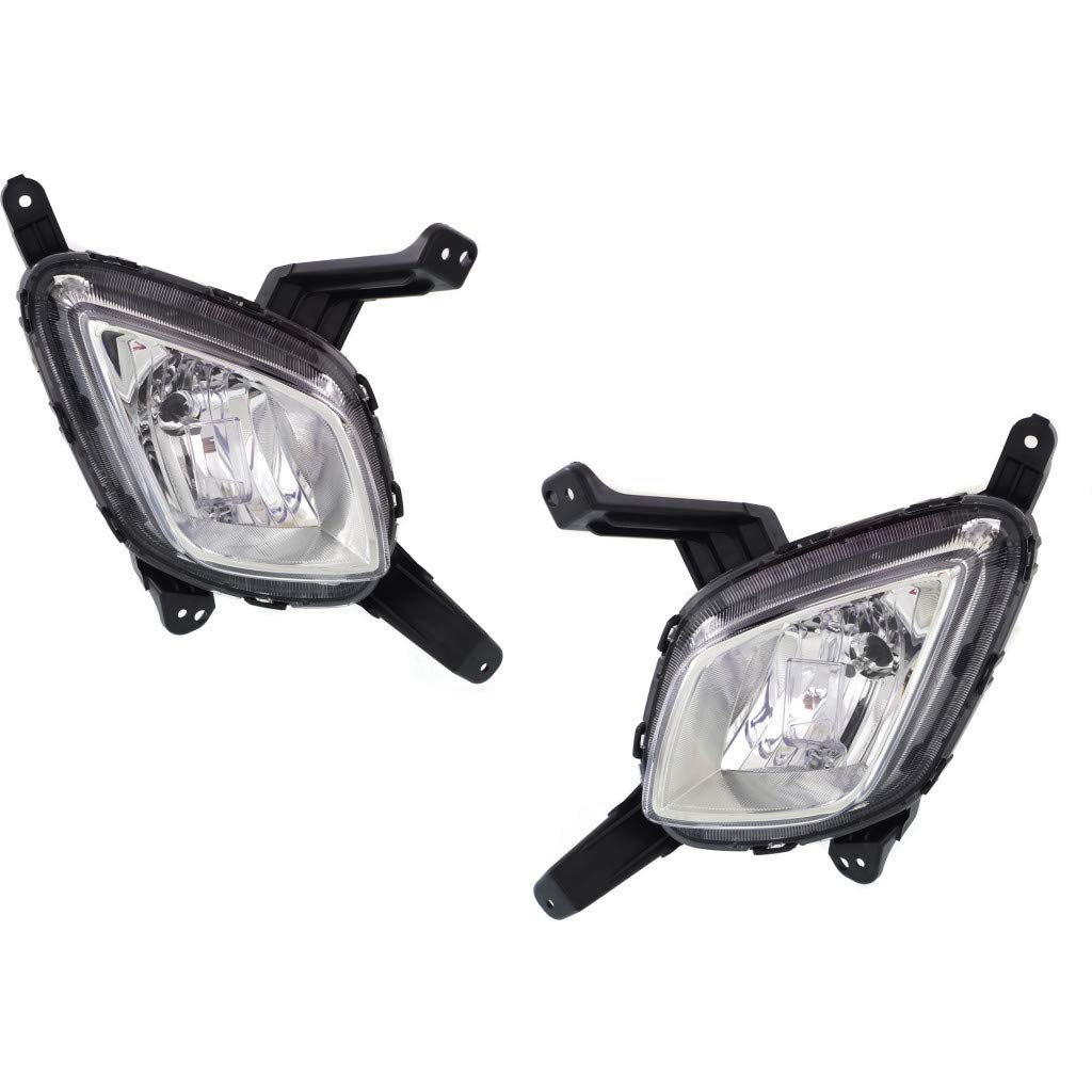 Left fog lamp assembly new CAPA certified aftermarket KIA Sorento 2016-2018