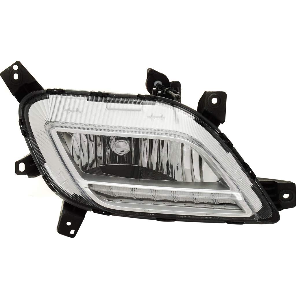 Left fog lamp assembly new CAPA certified aftermarket KIA Niro 2017-2019