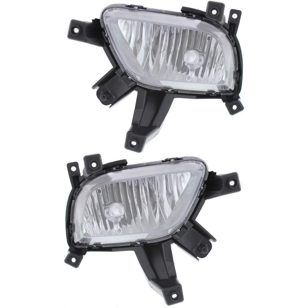 Right fog lamp assembly new CAPA certified aftermarket KIA Forte 2014-2016