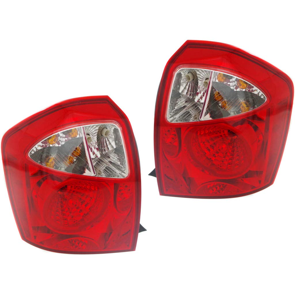 Left taillamp assembly new aftermarket replacement KIA Spectra 2005-2009