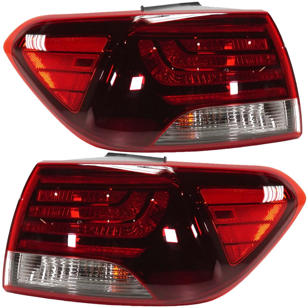 Left taillamp assembly outer new CAPA certified aftermarket KIA Sorento 2019-2020