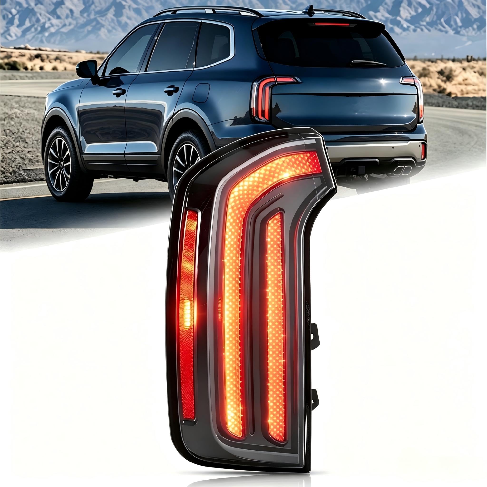 Calavera (luz trasera) izquierda usada original (OEM) KIA Telluride 2023-2025