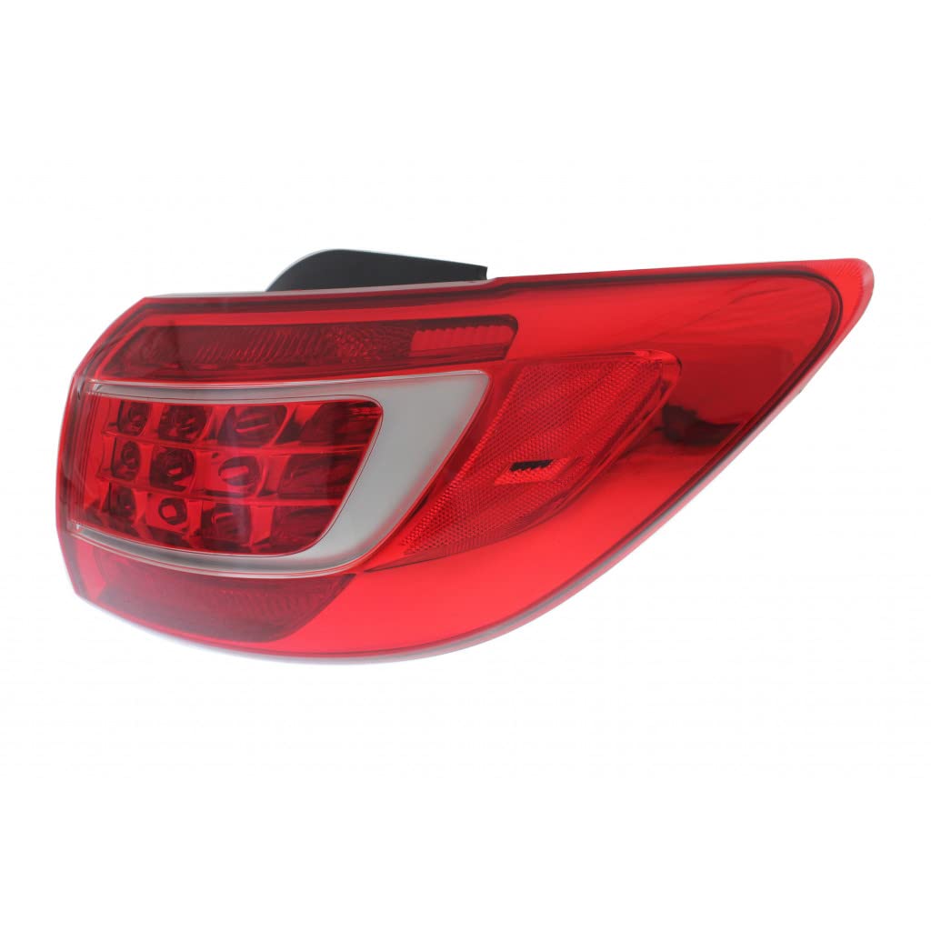 Right taillamp assembly outer new CAPA certified aftermarket KIA Sportage 2011-2013