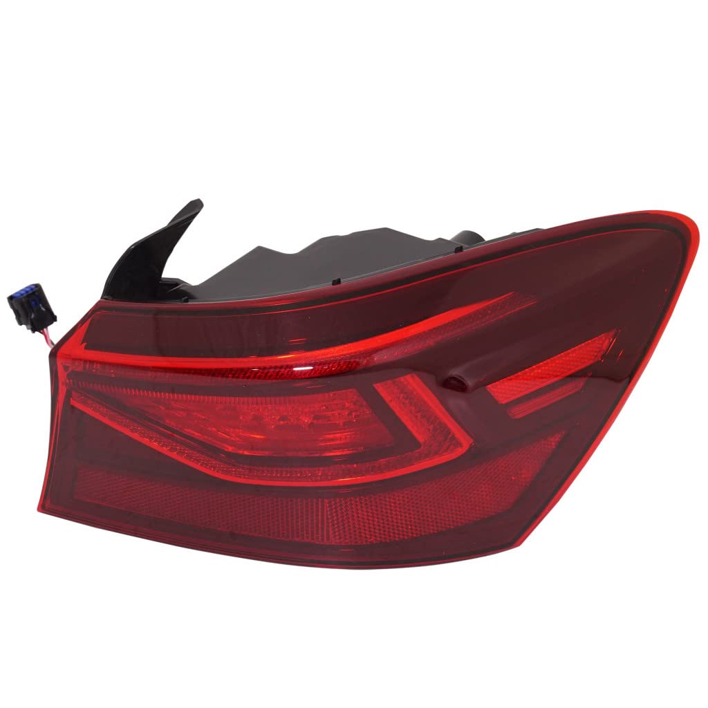 Right taillamp assembly outer new CAPA certified aftermarket KIA Forte 2019-2021