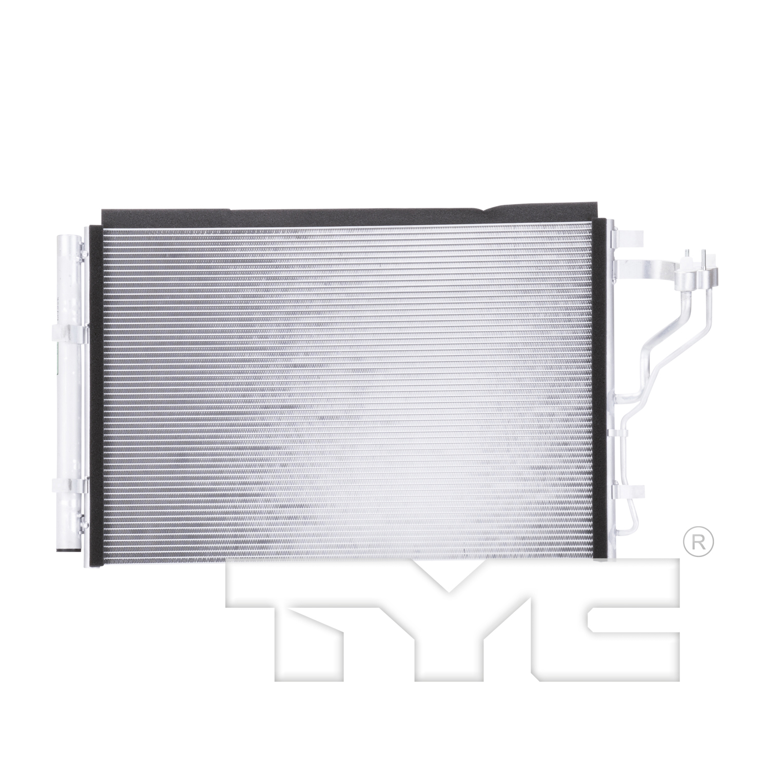 Air conditioning condenser new aftermarket replacement KIA Forte 2014