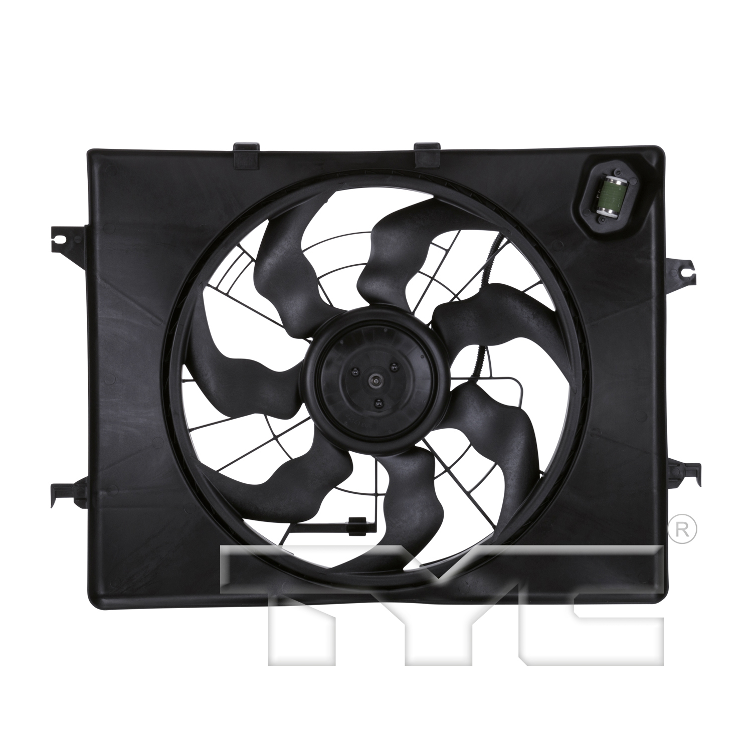 Radiator cooling fan assembly new aftermarket replacement KIA Optima 2011-2013