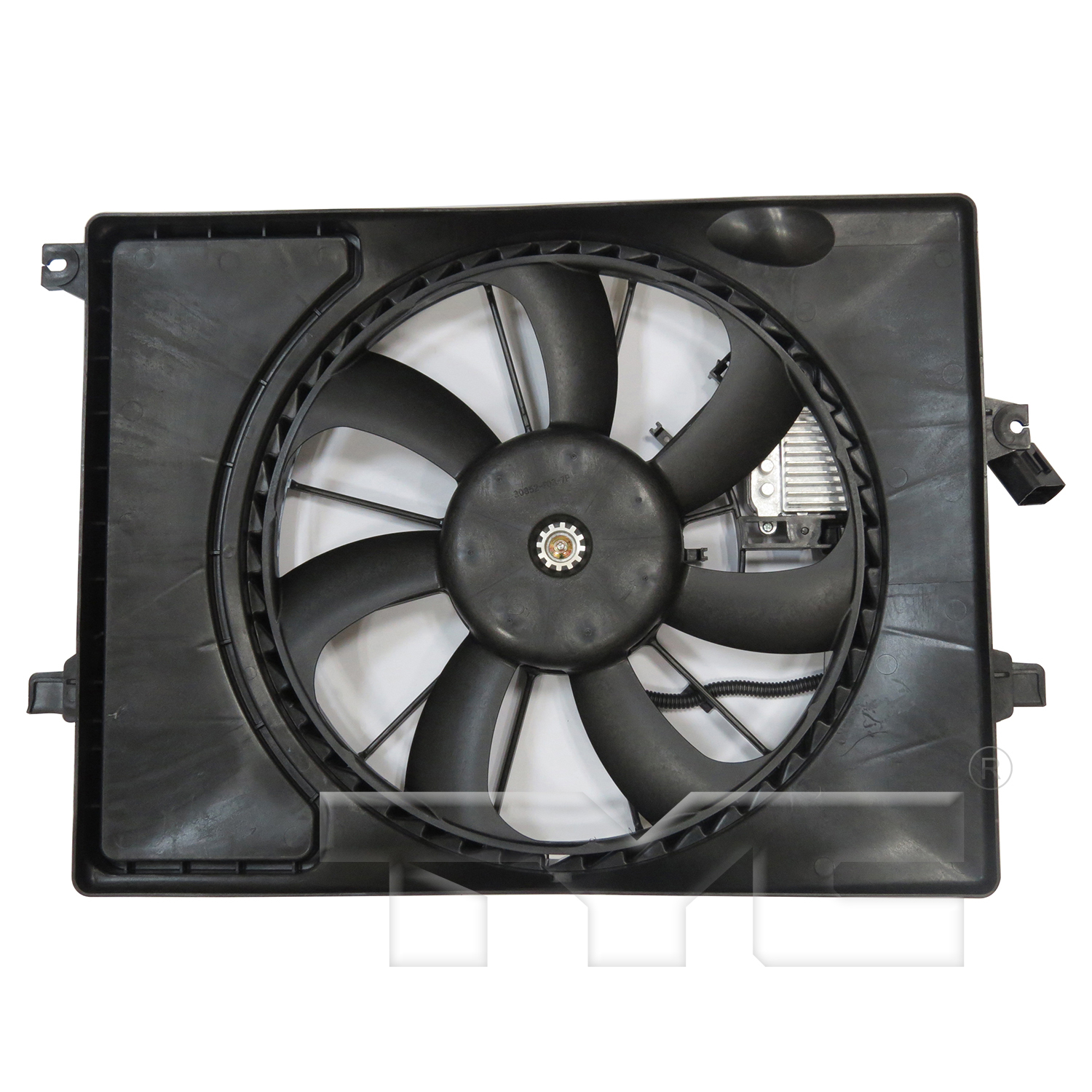 Radiator cooling fan assembly new aftermarket replacement KIA Forte 2017-2018