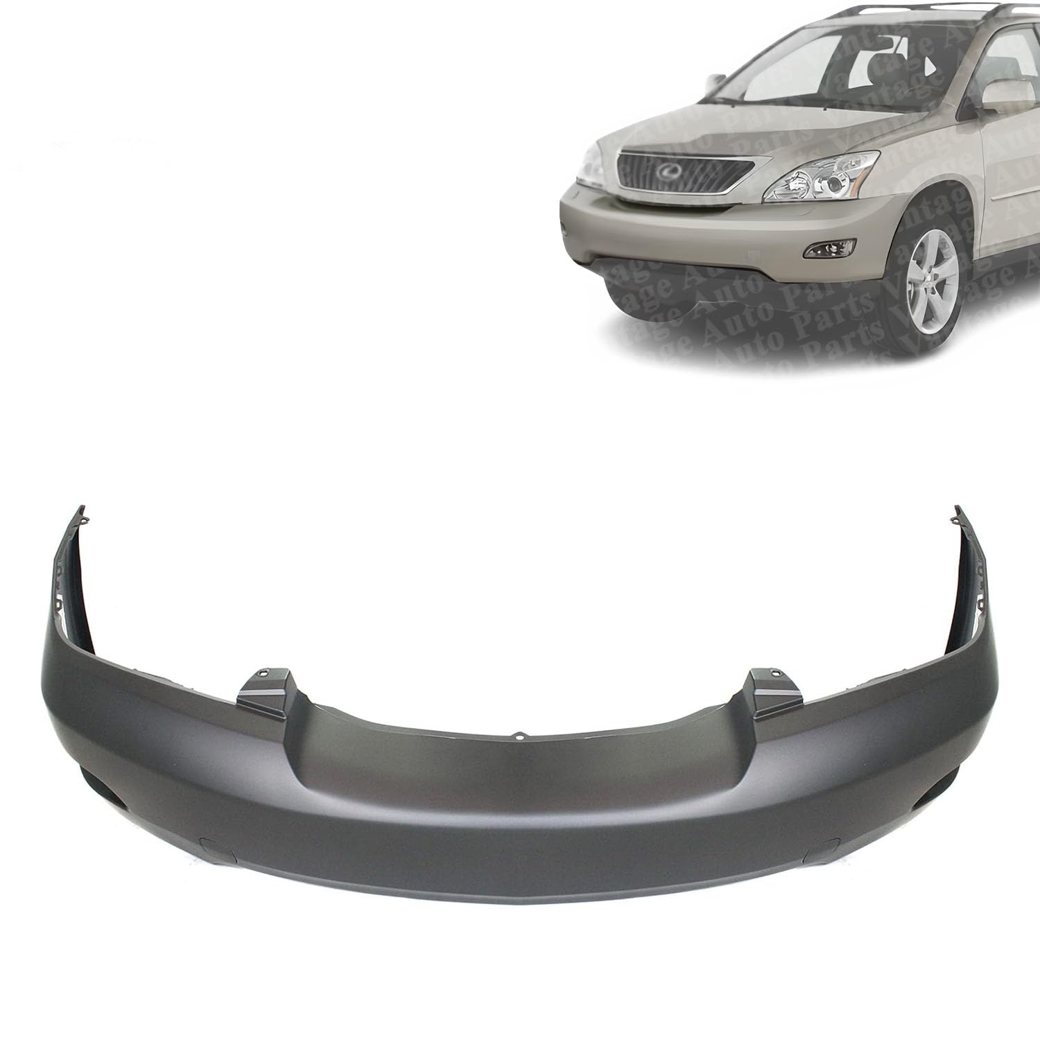 Front bumper cover new CAPA certified aftermarket Lexus RX330 2004-2006