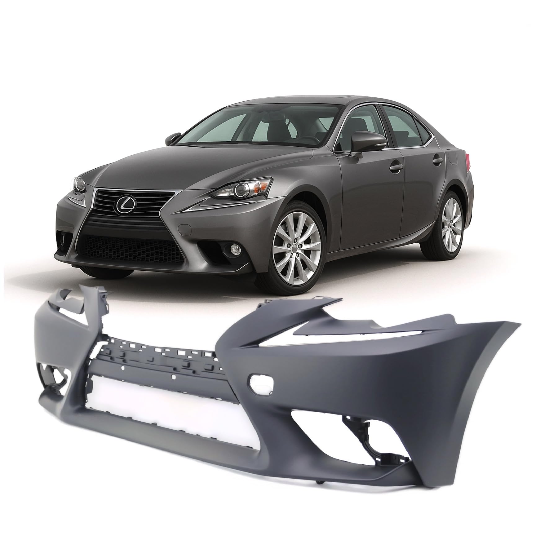 Front bumper cover new CAPA certified aftermarket Lexus IS350 2014-2016