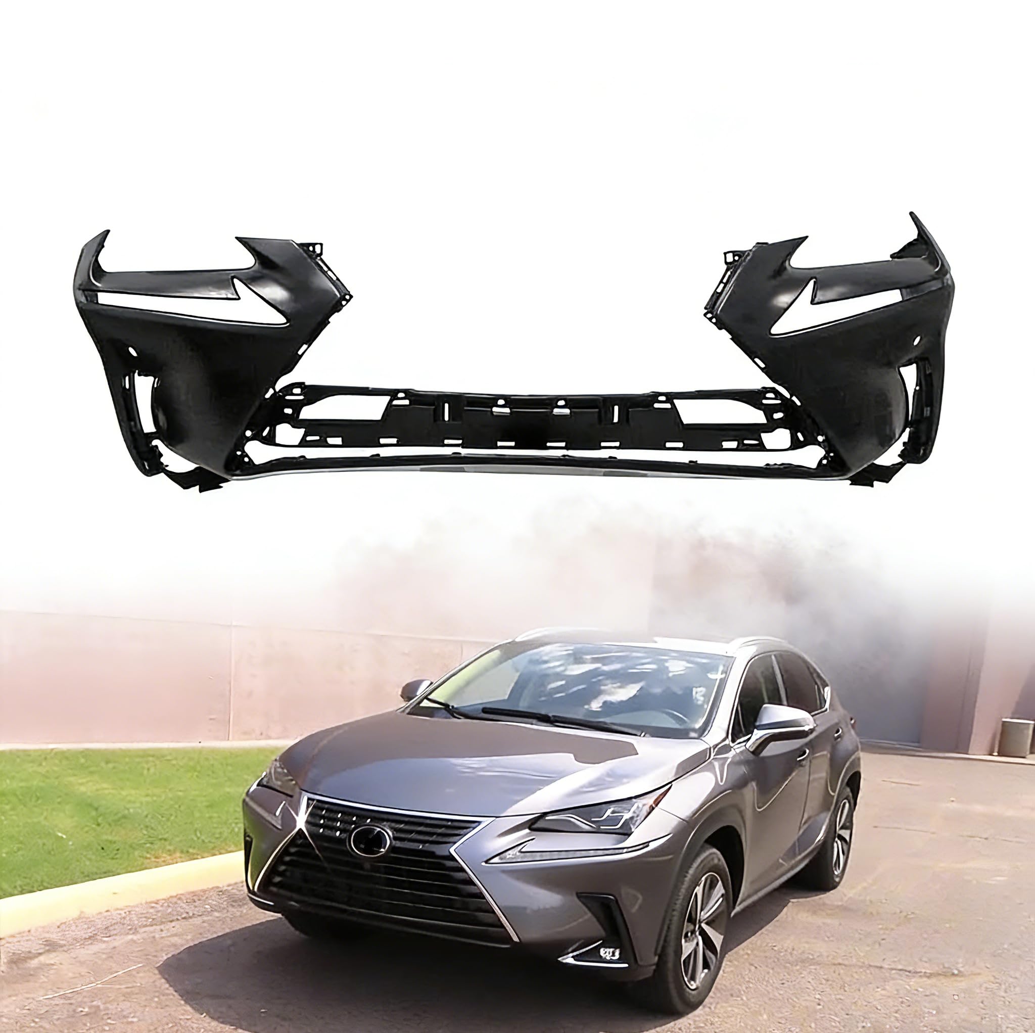 Front bumper cover new CAPA certified aftermarket Lexus NX300 2020-2021