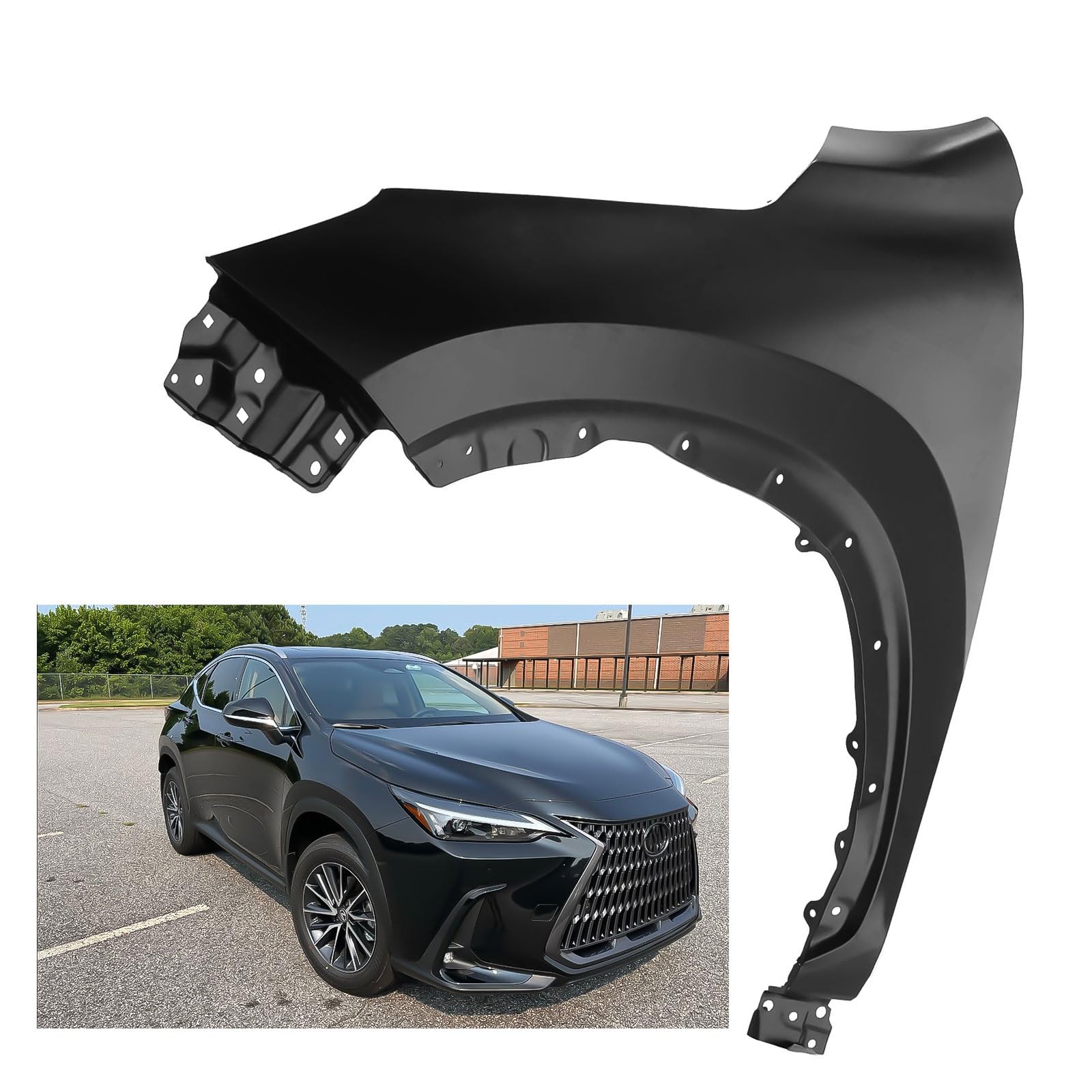 Salpicadera (guardafango) izquierda nueva de reemplazo (aftermarket) Lexus NX250 2022-2025