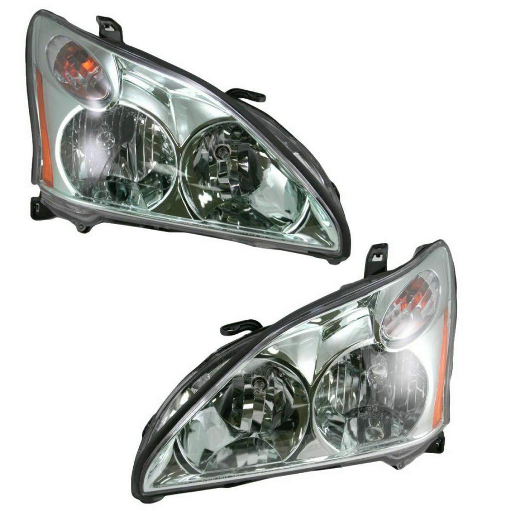 Left headlamp assembly composite new CAPA certified aftermarket Lexus RX330 2004-2006