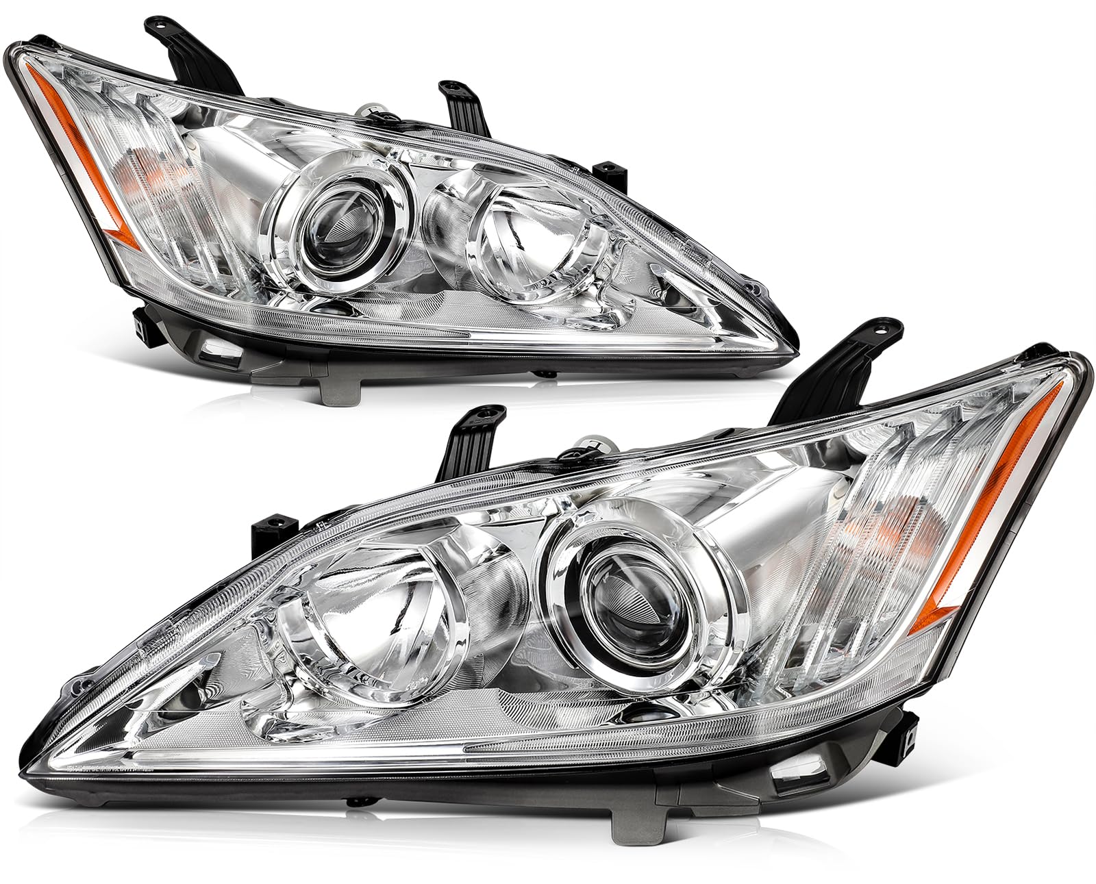 Left headlamp assembly composite new aftermarket replacement Lexus ES350 2010-2011