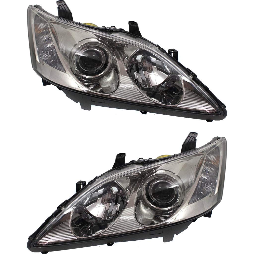 Right headlamp assembly composite new aftermarket replacement Lexus ES350 2007-2009
