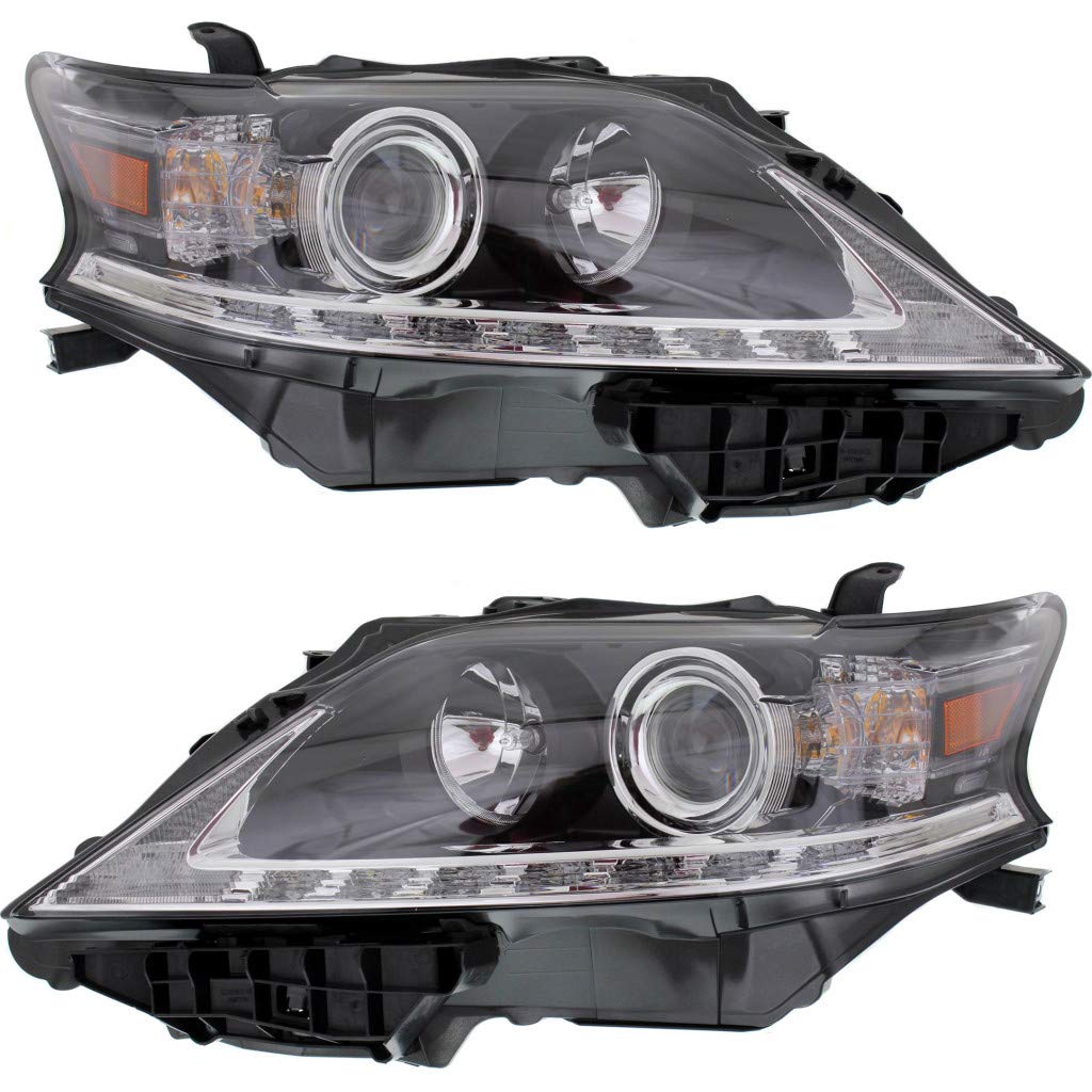Right headlamp assembly composite new aftermarket replacement Lexus RX350 2013-2015