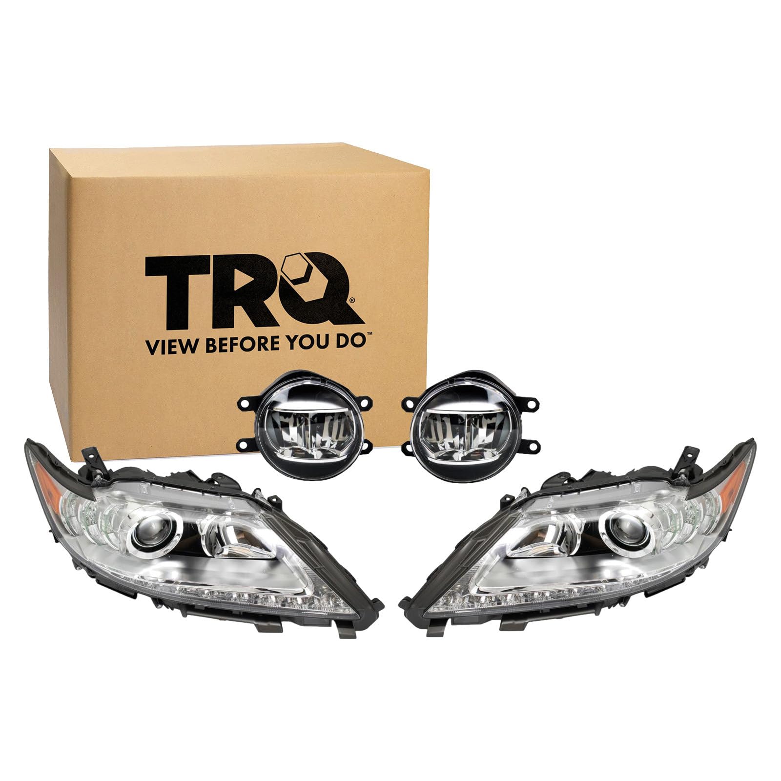 Right headlamp lens/housing used genuine OEM Lexus ES300H 2013-2015