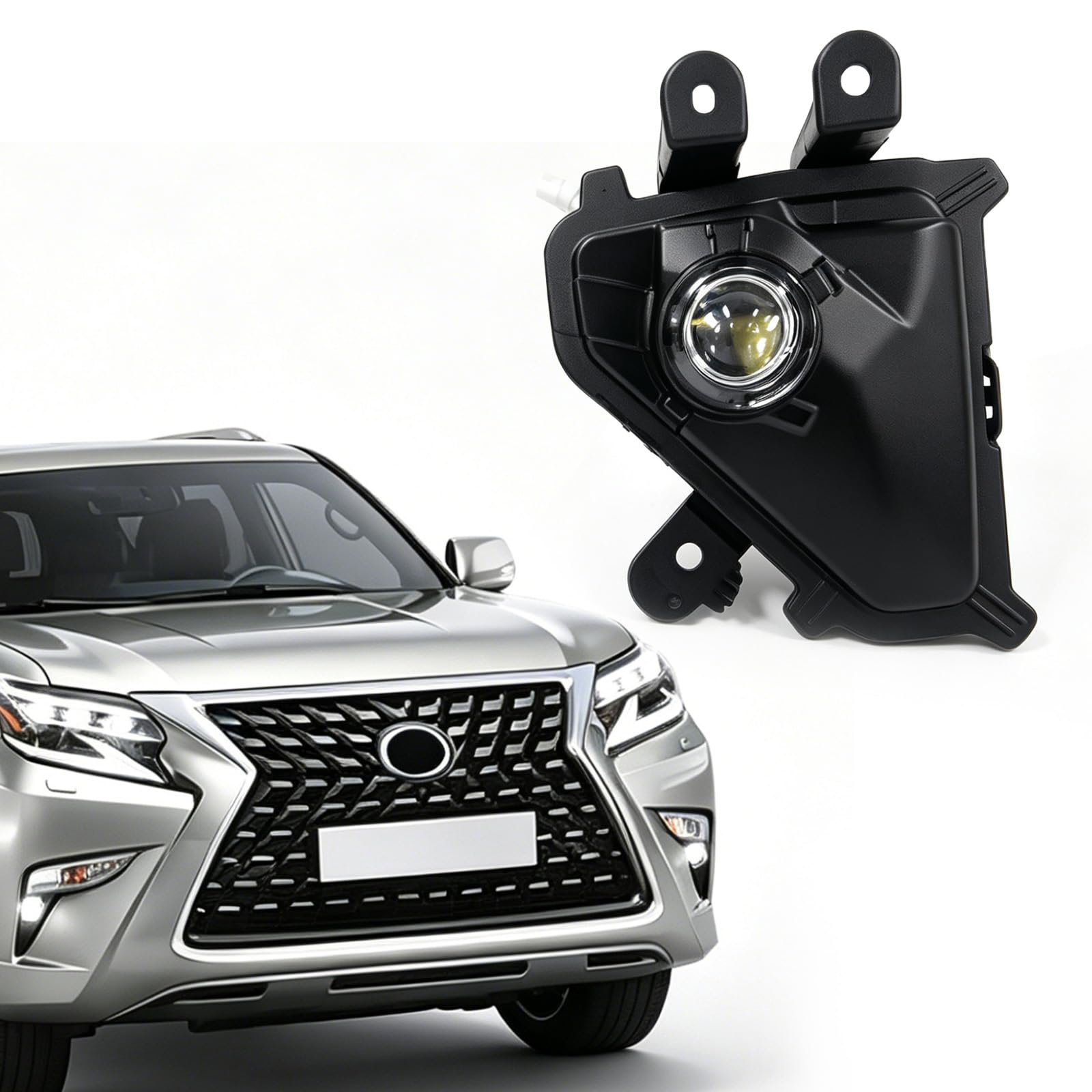 Left fog lamp assembly new aftermarket replacement Lexus GX460 2014-2023