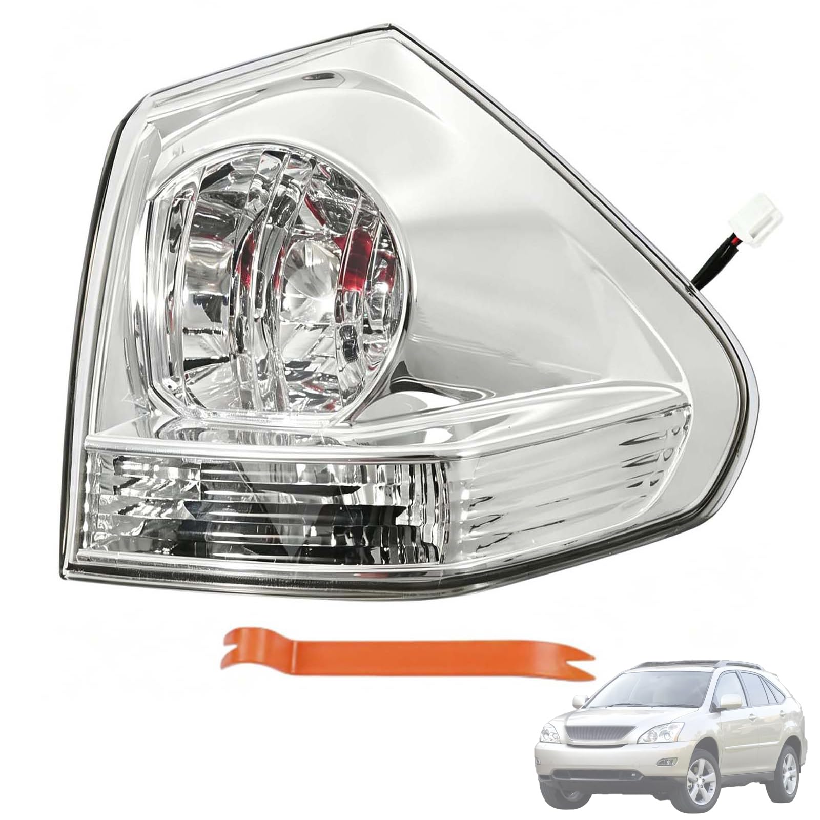 Right taillamp assembly new aftermarket replacement Lexus RX330 2004-2006
