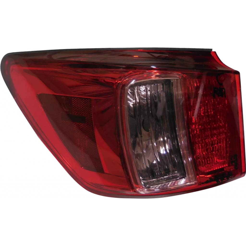 Left taillamp assembly outer new CAPA certified aftermarket Lexus IS250 2011-2013