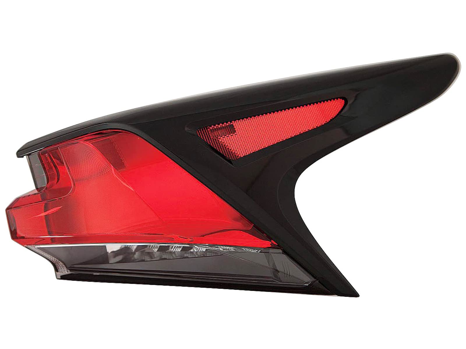 Right taillamp assembly outer new CAPA certified aftermarket Lexus NX300 2018-2021