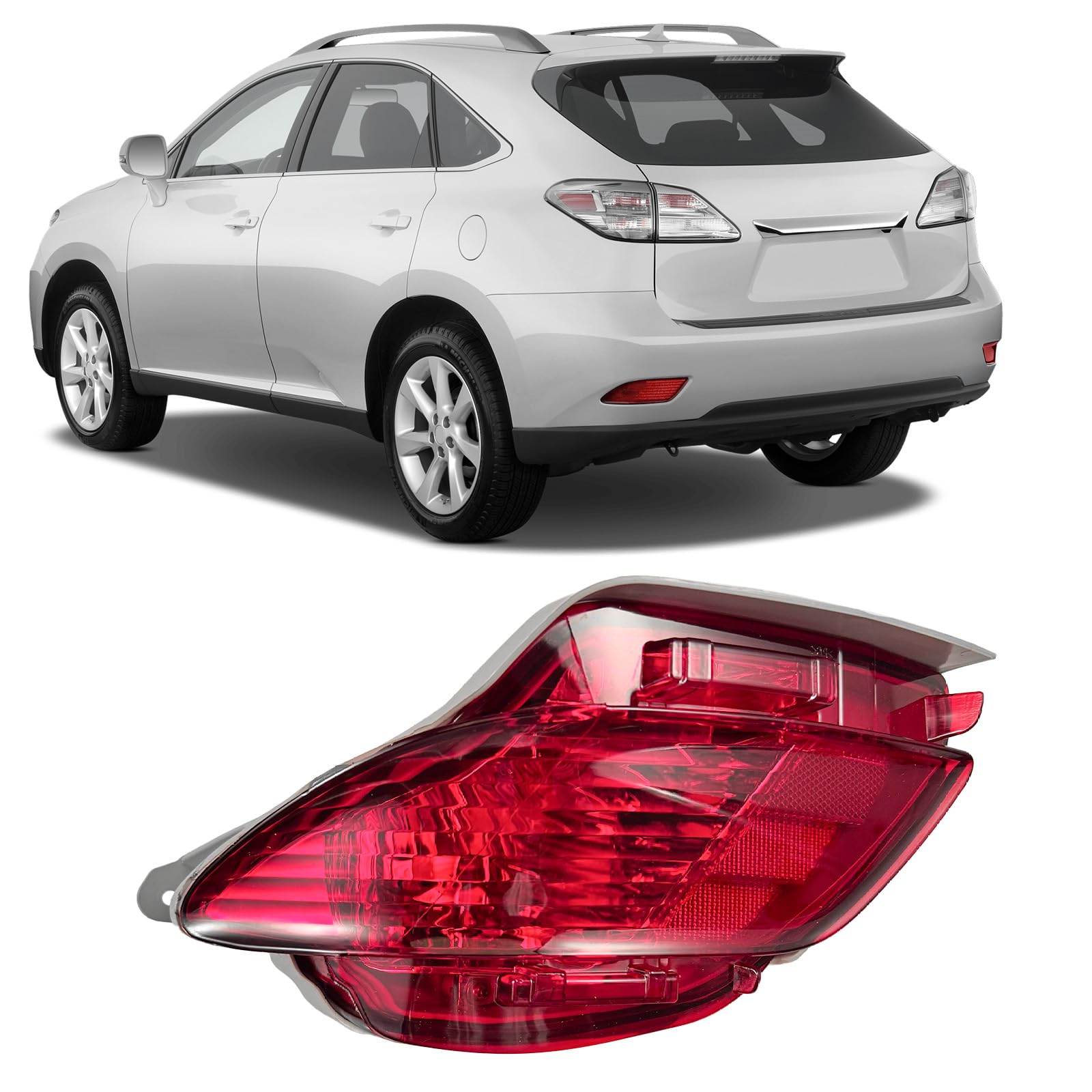 Left rear marker lamp assembly new aftermarket replacement Lexus RX350 2010-2015