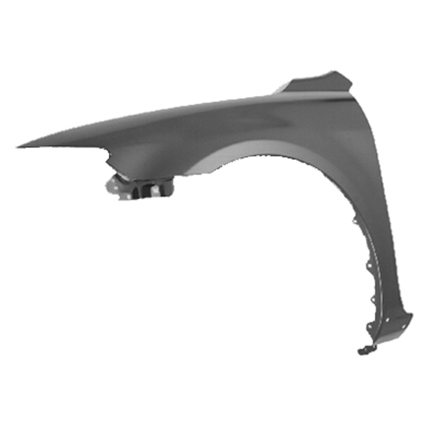 Left front fender assembly new CAPA certified aftermarket Mazda 6 2003-2008
