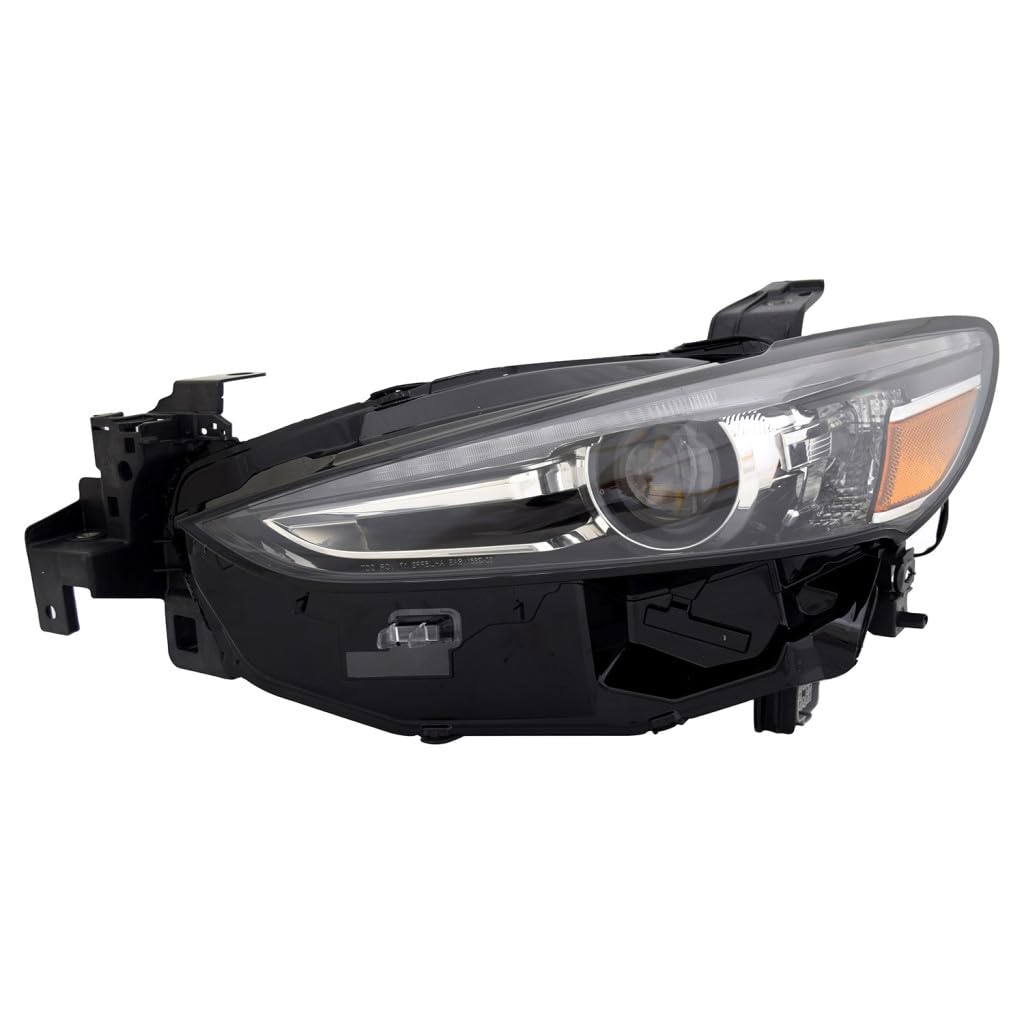 Left headlamp assembly composite new aftermarket replacement Mazda 6 2018-2021