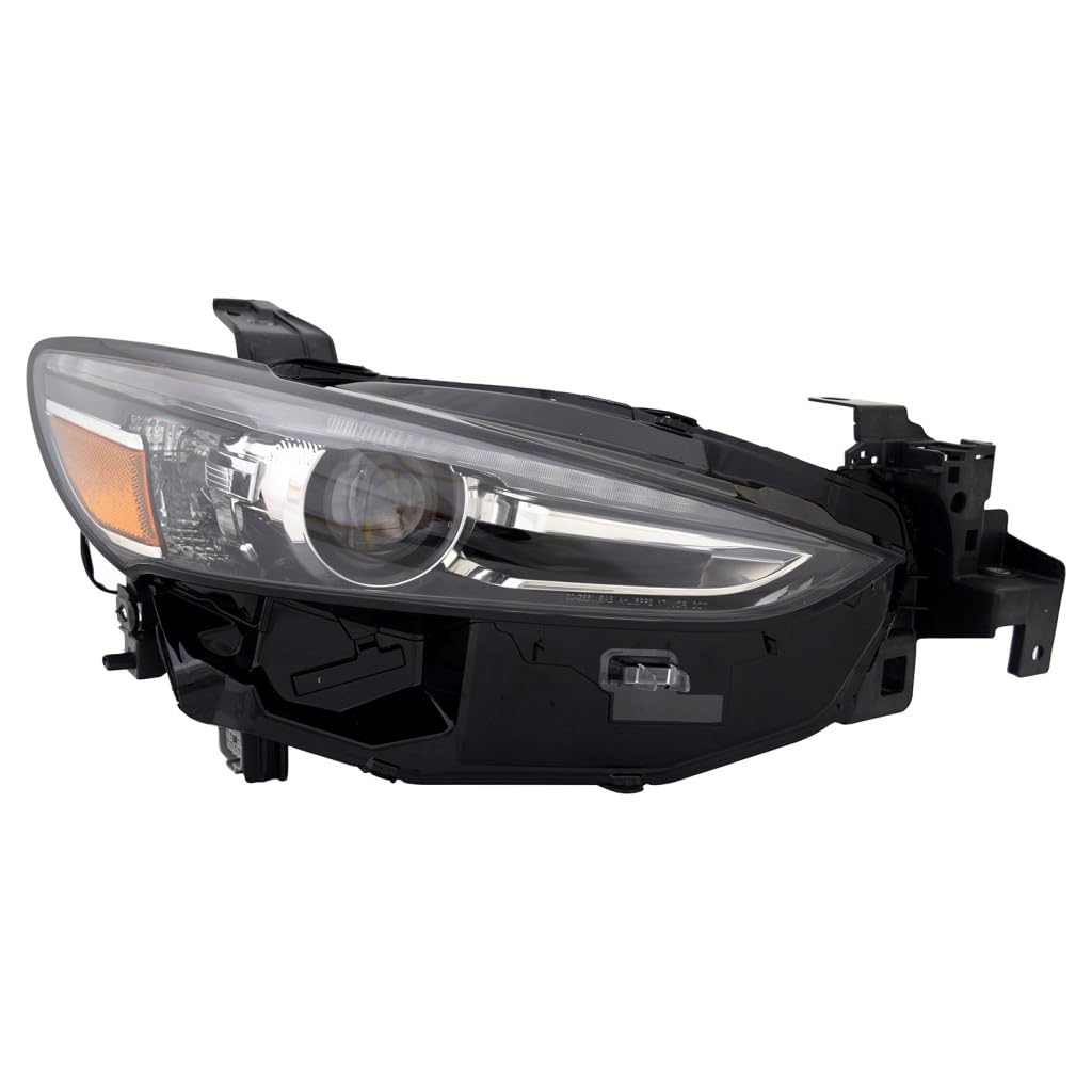 Right headlamp assembly composite new aftermarket replacement Mazda 6 2018-2021