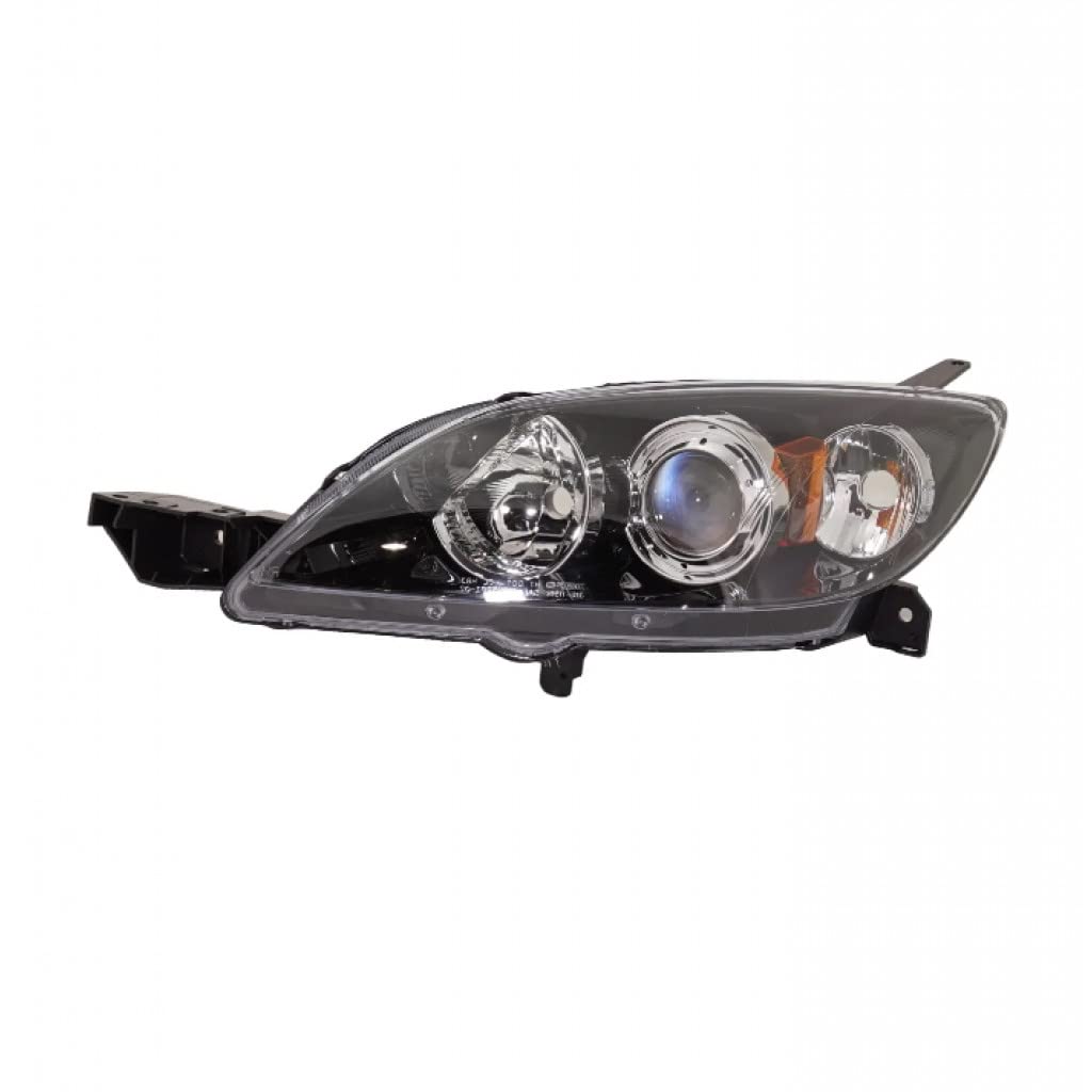 Left headlamp lens/housing new CAPA certified aftermarket Mazda 3 2004-2009