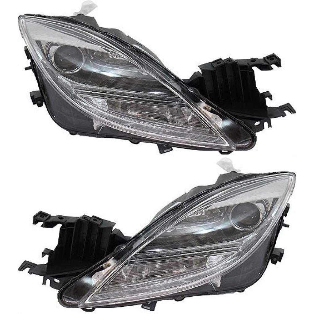 Left headlamp lens/housing new aftermarket replacement Mazda 6 2009-2010
