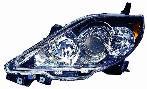 Left headlamp lens/housing new aftermarket replacement Mazda 5 2006-2007