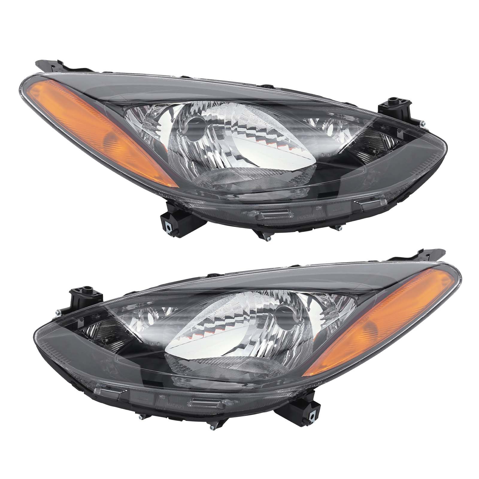 Left headlamp lens/housing used genuine OEM Mazda 2 2011-2014
