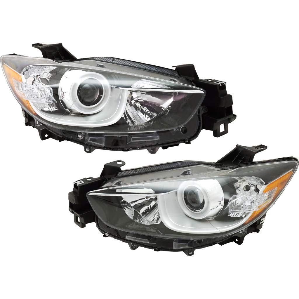 Left headlamp lens/housing new CAPA certified aftermarket Mazda CX-5 2013-2016