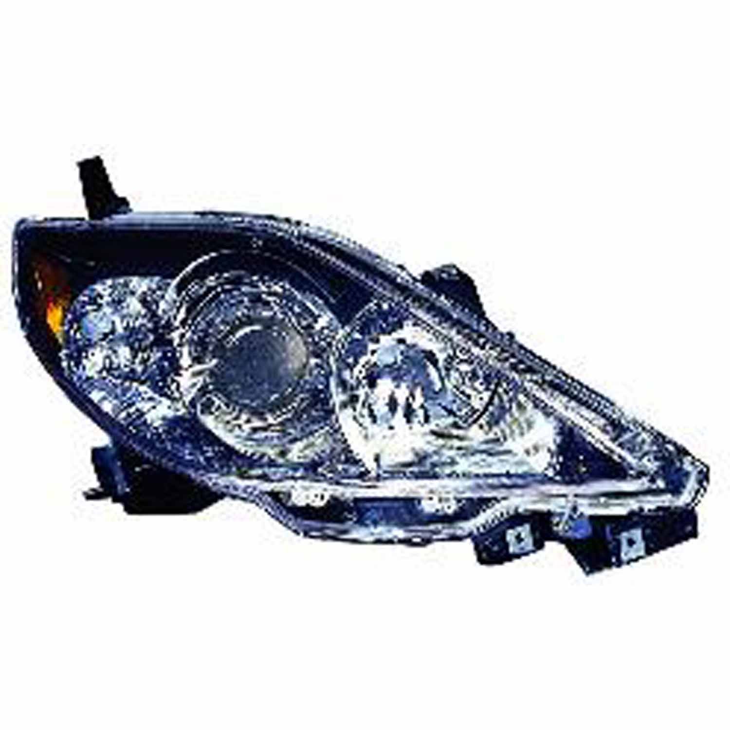 Right headlamp lens/housing new CAPA certified aftermarket Mazda 5 2006-2007