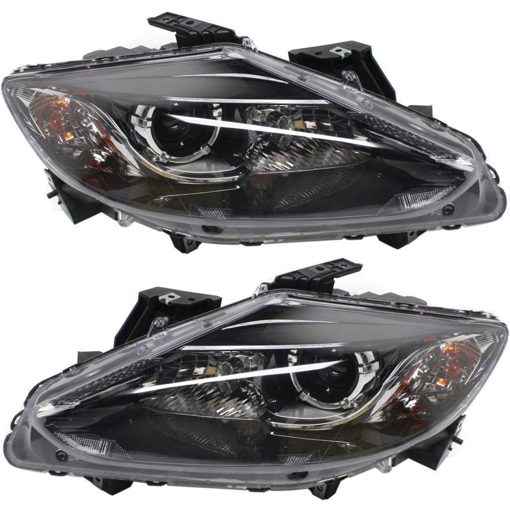 Right headlamp lens/housing new aftermarket replacement Mazda CX-9 2013-2015