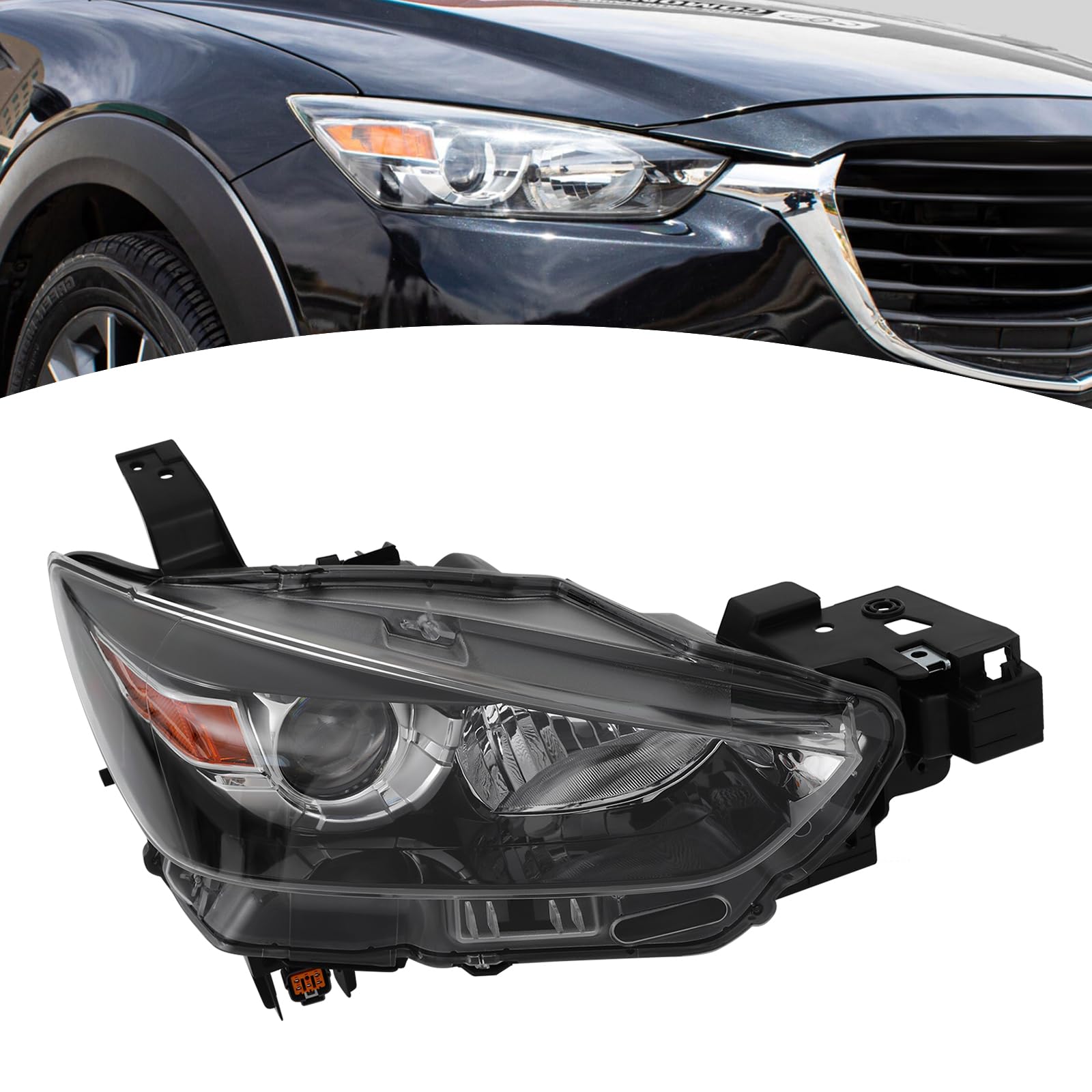 Right headlamp lens/housing used genuine OEM Mazda CX-3 2016-2022