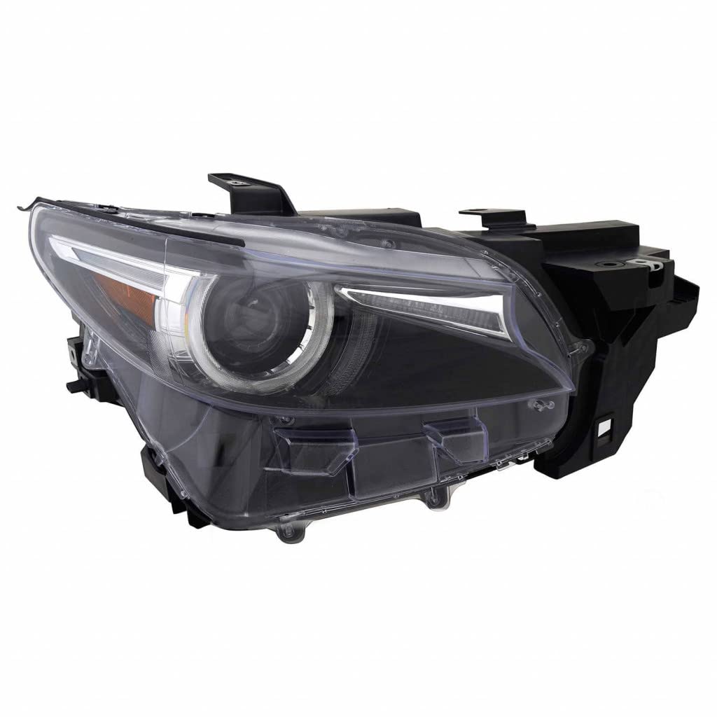 Right headlamp lens/housing new aftermarket replacement Mazda CX-9 2016-2021