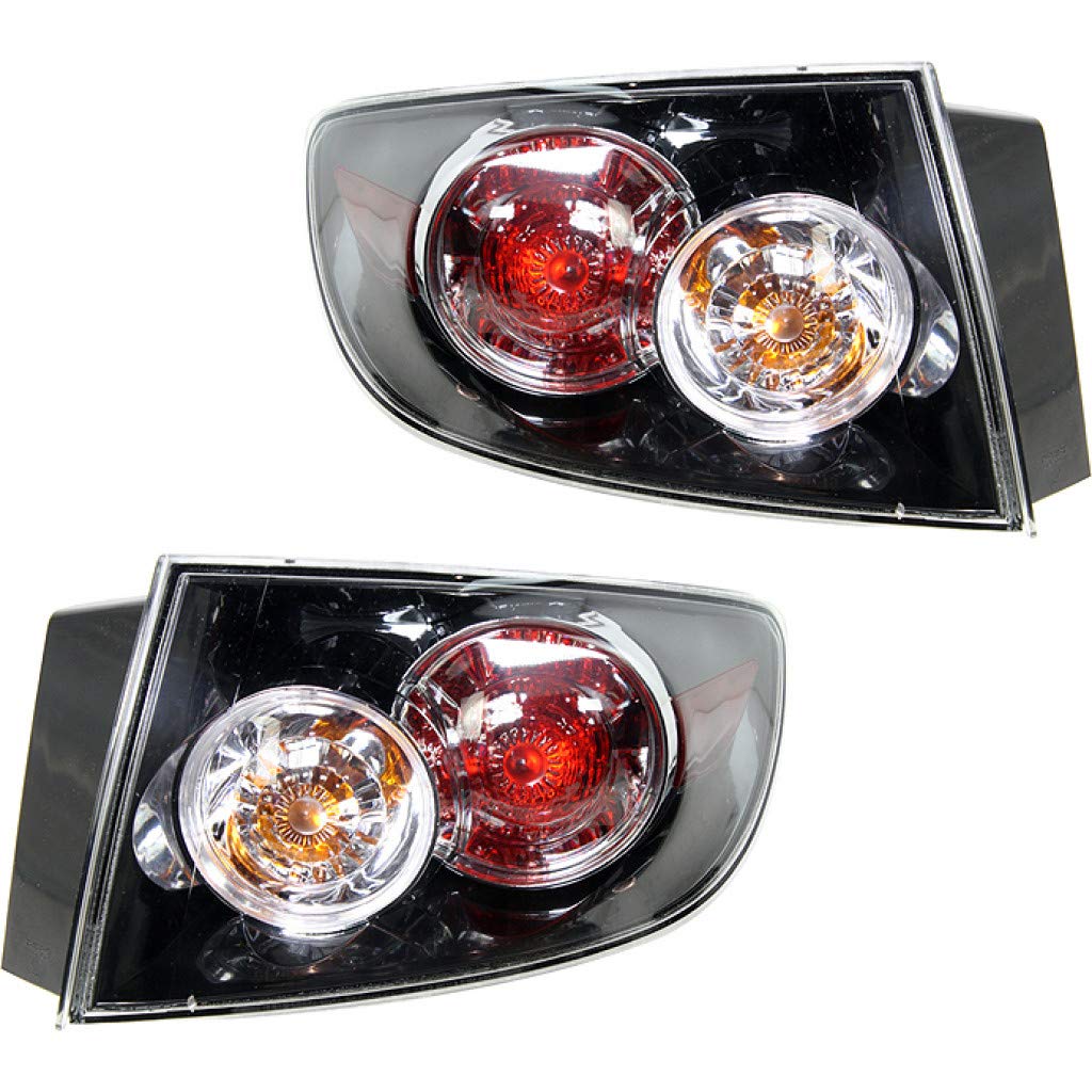Left taillamp assembly new aftermarket replacement Mazda CX-7 2007-2009