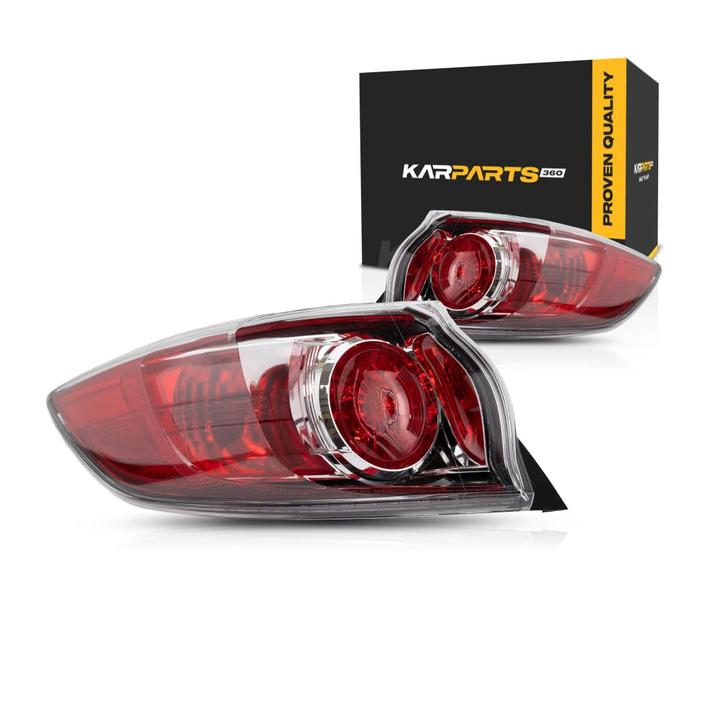 Left taillamp assembly new aftermarket replacement Mazda 3 2010-2013
