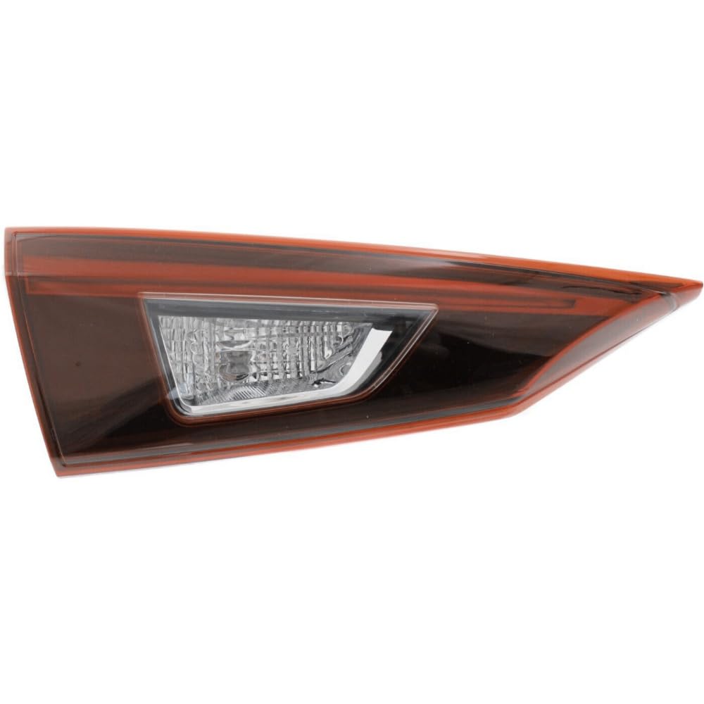 Left taillamp assembly inner new aftermarket replacement Mazda 3 2014