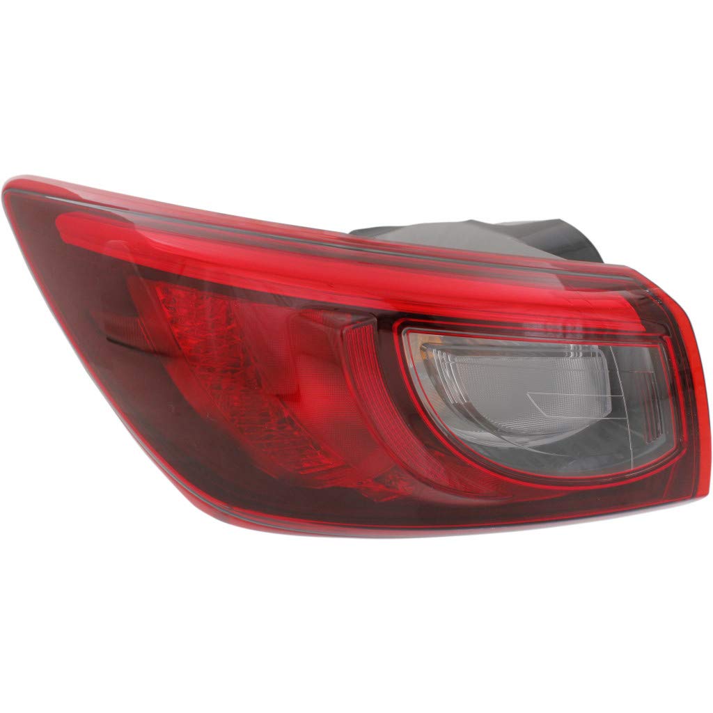 Left taillamp assembly outer new aftermarket replacement Mazda CX-3 2016-2022