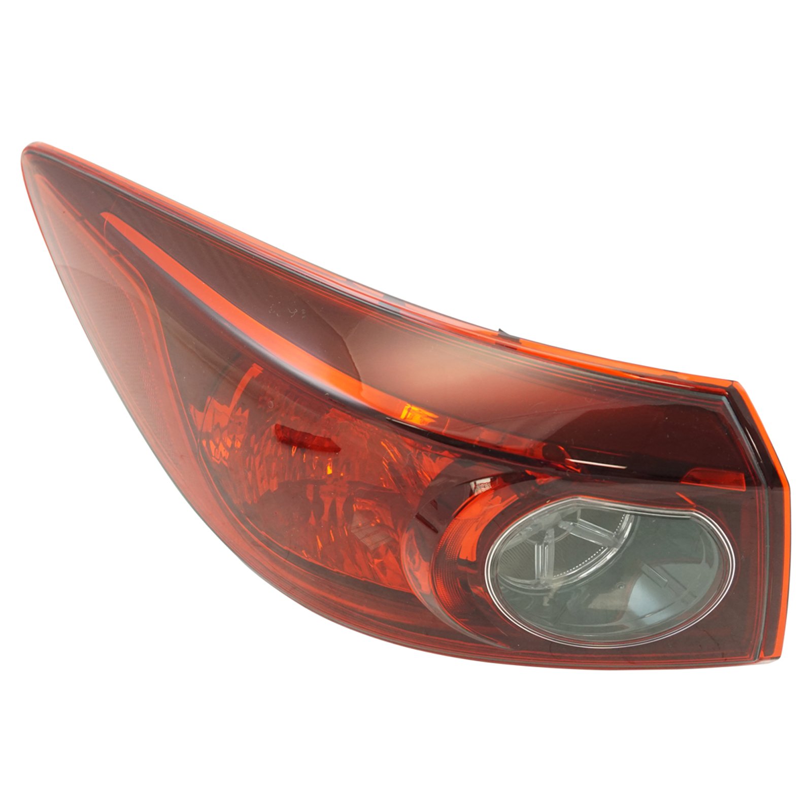 Right taillamp assembly outer new aftermarket replacement Mazda 3 2014-2018