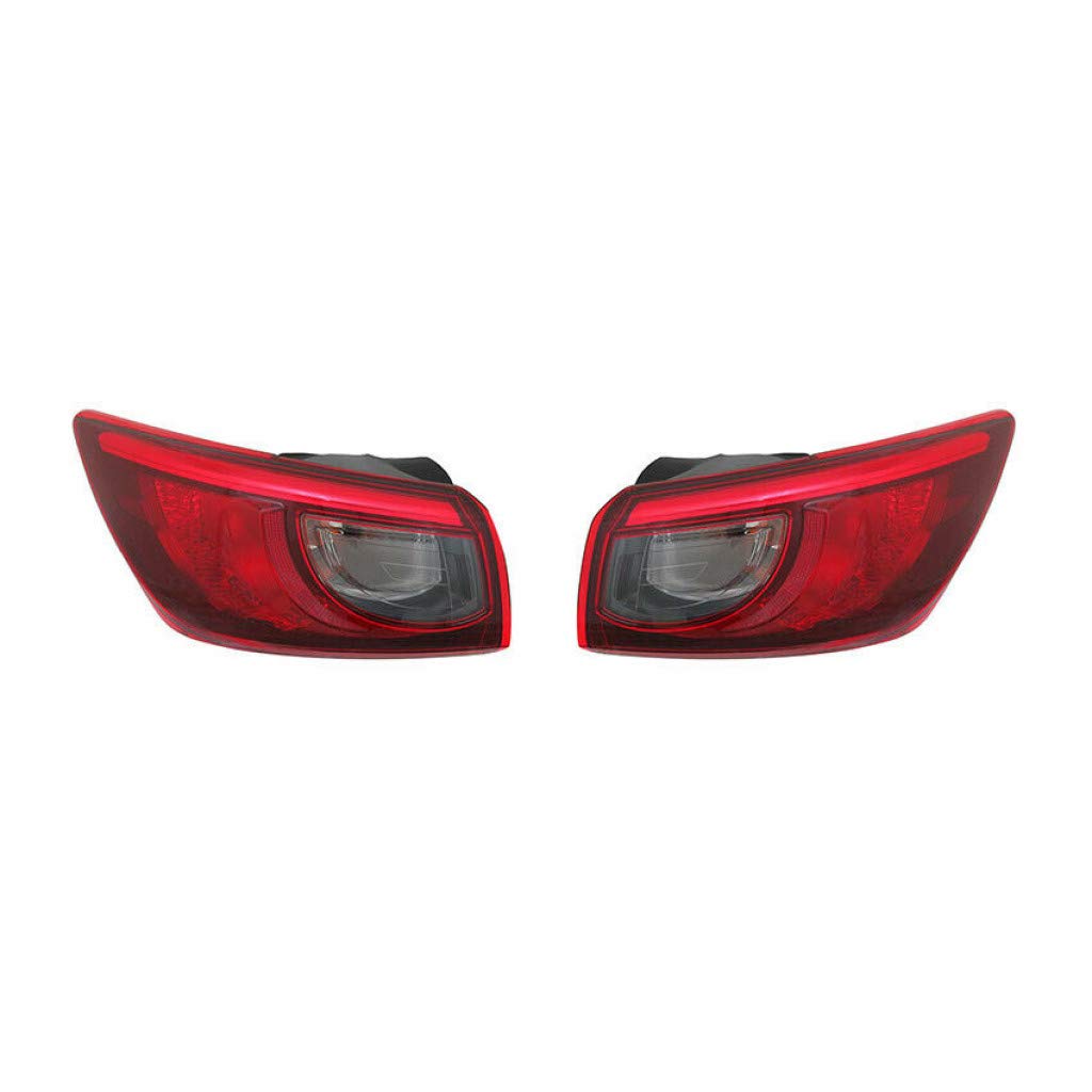 Right taillamp assembly outer new CAPA certified aftermarket Mazda CX-3 2016-2022