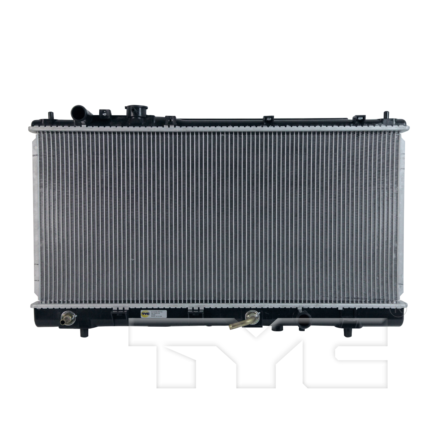 Radiator assembly new aftermarket replacement Mazda Protege 2001-2003