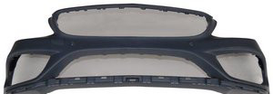 Front bumper cover new aftermarket replacement Mercedes-Benz C300 2015-2018